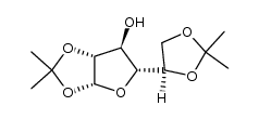 1,2:5,6-di-O-isopropylidene-α-D-galactofuranose结构式