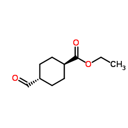 (1r,4r)-乙基 4-甲酰基环己烷羧酸结构式