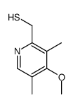 (4-methoxy-3,5-dimethylpyridin-2-yl)methanethiol结构式