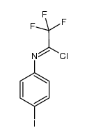 4-iodophenyl trifluoroacetimidochloride Structure