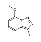 7-methoxy-3-methyltriazolopyridine结构式