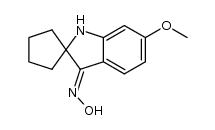 6'-methoxy-spiro[cyclopentane-1,2'-indolin]-3'-one oxime Structure