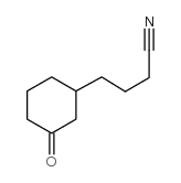 4-(3-oxocyclohexyl)butanenitrile Structure