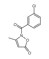 2-(3-chlorobenzoyl)-3-methylisoxazol-5(2H)-one结构式