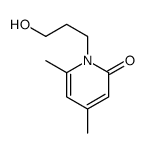 1-(3-hydroxypropyl)-4,6-dimethylpyridin-2-one Structure