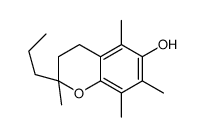 (2R)-2,5,7,8-tetramethyl-2-propyl-3,4-dihydrochromen-6-ol结构式