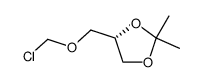 (R)-1-O-chloromethyl-2,3-O-isopropylidene-glycerol Structure