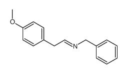 N-benzyl-2-(4-methoxyphenyl)ethanimine结构式