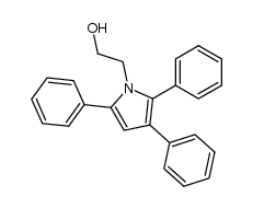 2-(2,3,5-triphenyl-pyrrol-1-yl)-ethanol结构式