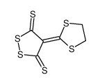 4-(1,3-dithiolan-2-ylidene)dithiolane-3,5-dithione结构式