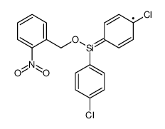 bis(4-chlorophenyl)-[(2-nitrophenyl)methoxy]silicon Structure