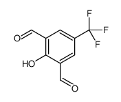 2-hydroxy-5-(trifluoromethyl)benzene-1,3-dicarbaldehyde结构式