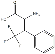 2-AMino-4,4,4-trifluoro-3-phenylbutanoic acid结构式