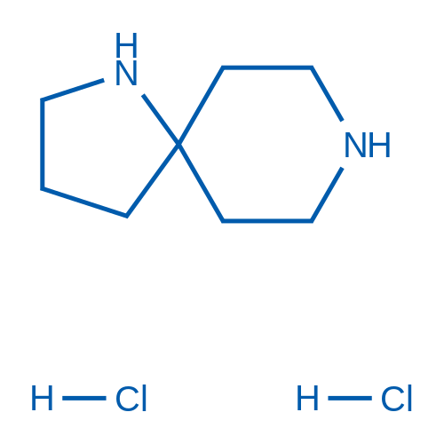 1,8-diazaspiro[4.5]decane,dihydrochloride结构式