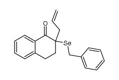 2-allyl-2-(benzylselanyl)-3,4-dihydronaphthalen-1(2H)-one Structure