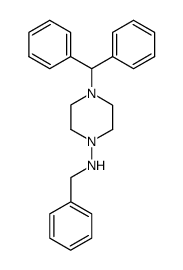 (4-benzhydryl-piperazin-1-yl)-benzyl-amine结构式