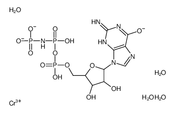 chromium (III) bidentate guanosine 5'-(beta,gamma-imido)triphosphate structure