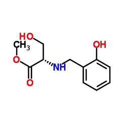 N-2-HYDROXYBENZYL-L-SERINEMETHYLESTER structure