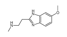 2-(6-methoxy-1H-benzimidazol-2-yl)-N-methylethanamine Structure