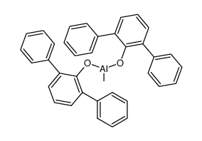 methylaluminium bis(2,6-diphenylphenoxide)结构式