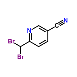 6-(Dibromomethyl)nicotinonitrile Structure