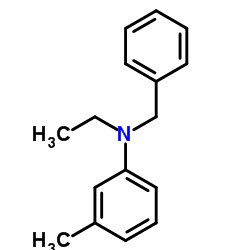 n-ethyl-n-benzyl-m-toluidine Structure