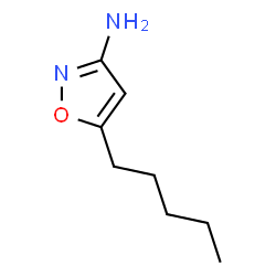 3-Isoxazolamine,5-pentyl-(9CI)结构式
