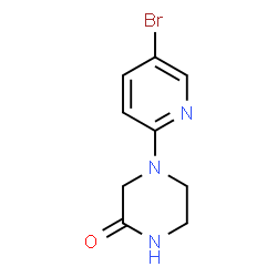 4-(5-bromopyridin-2-yl)piperazin-2-one Structure