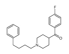 (4-fluorophenyl)-[1-(4-phenylbutyl)piperidin-4-yl]methanone结构式