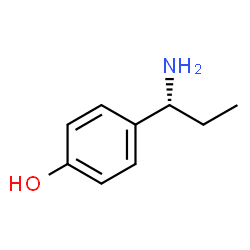 4-((1R)-1-AMINOPROPYL)PHENOL结构式