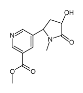 rac trans-3'-Hydroxy Cotinine-3-carboxylic Acid Methyl Ester Structure
