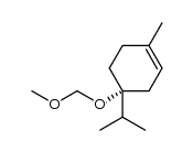 (R)-4-isopropyl-4-(methoxymethoxy)-1-methylcyclo-hex-1-ene结构式