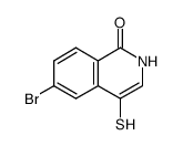 6-bromo-4-suIfanylisoquinolin-1(2H)-one Structure