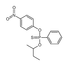 butan-2-yloxy-(4-nitrophenoxy)-phenyl-sulfanylidene-λ5-phosphane结构式