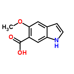 5-Methoxy-1H-indole-6-carboxylic acid structure