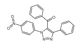 (1-(4-nitrophenyl)-4-phenyl-1H-1,2,3-triazol-5-yl)(phenyl)methanone Structure