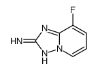 8-fluoro-[1,2,4]triazolo[1,5-a]pyridin-2-amine结构式
