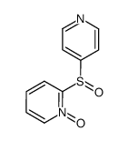 2-(pyridin-4-ylsulfinyl)pyridine 1-oxide Structure