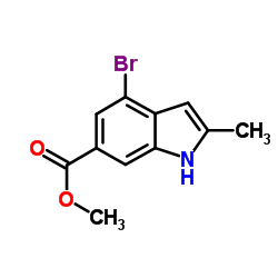 4-BroMo-2-Methyl-1H-indole-6-carboxylic acid Methyl ester picture