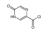 6-oxo-1H-pyrazine-3-carbonyl chloride结构式
