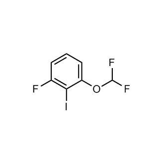 1-(二氟甲氧基)-3-氟-2-碘苯结构式
