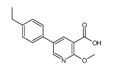5-(4-ethylphenyl)-2-methoxypyridine-3-carboxylic acid Structure