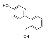 6-[2-(hydroxymethyl)phenyl]pyridin-3-ol结构式