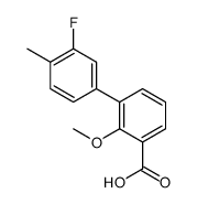 3-(3-fluoro-4-methylphenyl)-2-methoxybenzoic acid结构式