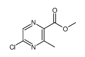 5-氯-3-甲基吡嗪-2-甲酸甲酯结构式