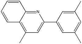 2-(3,5-DiMethyl-phenyl)-4-Methyl-quinoline structure