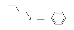 2-Butylsulfanyl-1-phenylethyne Structure