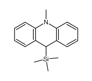 9,10-dihydro-9-trimethylsilyl-10-methyl-acridine结构式