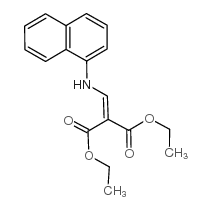 (1-NAPHTHYLAMINOMETHYLENE)MALONIC ACID DIETHYL ESTER structure