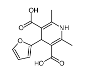 2,6-dimethyl-4-furyl-1,4-dihydropyridine-5-dicarboxylate结构式